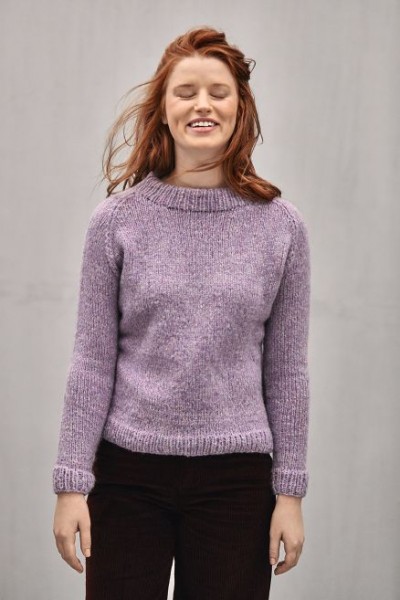 Raglanpullover 1803-13 - Strick-Set (SANDNES)