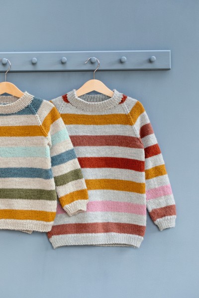 Streifenpullover 1910-10 Strick-Set (SANDNES)