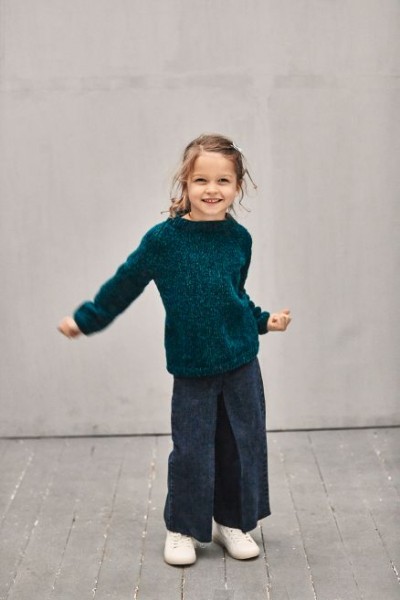 Raglanpullover 1803-14 - Strick-Set (SANDNES)
