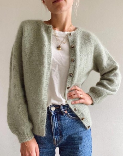 Petiteknit Novice Cardigan Mohair Edition - Gedruckte Anleitung