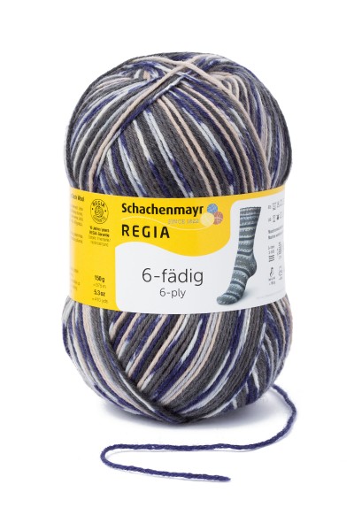 REGIA 6fädiges Sockengarn - 150g