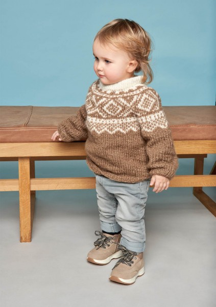Marius-Kinderpulli (2 bis 12 Jahre) 61-2 - Strick-Set (SANDNES)