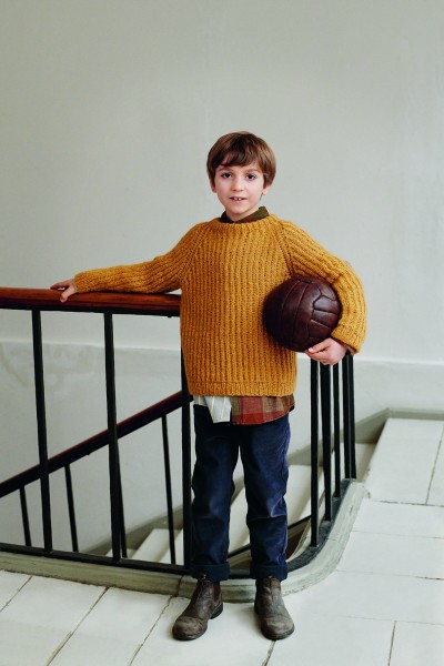 Gustav Pullover (2 bis 12 Jahre) 2003-4 - Strick-Set (SANDNES)