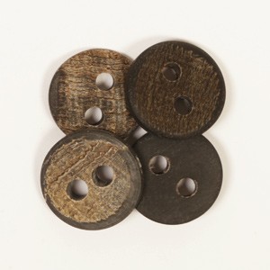 Büffelhornknöpfe 20mm (RUND)