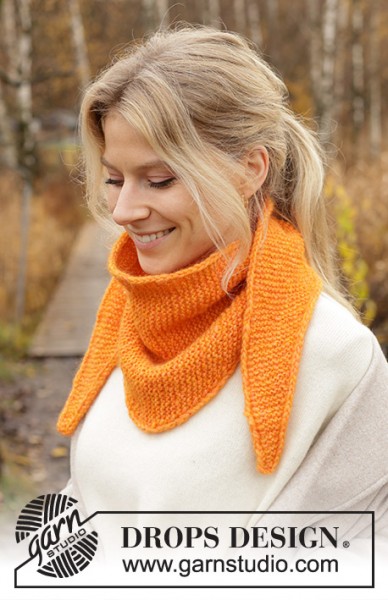 Cantaloupe Shawl 234-79 - Strick-Set (DROPS Design)