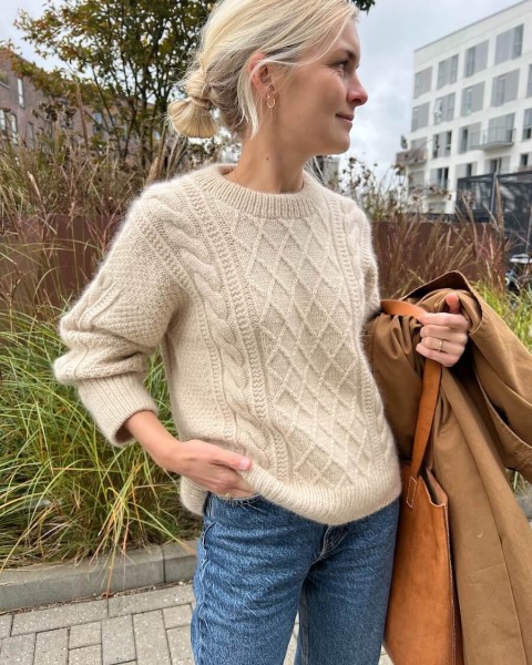 Moby Sweater - Garnpaket (PetiteKnit)