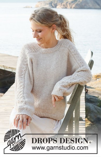 Bronze Summer Pullover 221-3 - Strick-Set (DROPS Design)