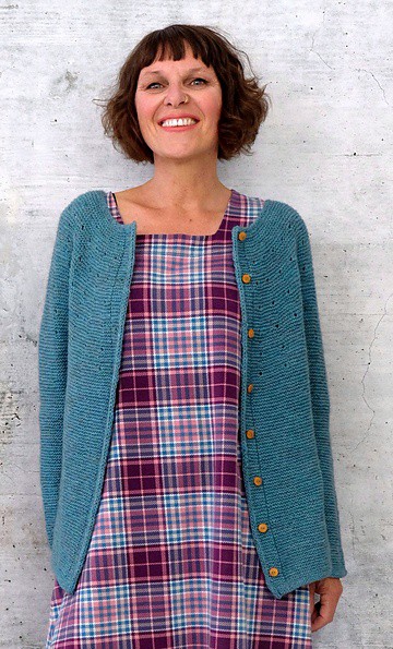 Maari Cardigan - Garnpaket (rosa p.)