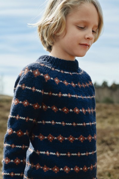 Luca Pullover 2009-2 Strick-Set (SANDNES)