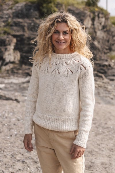 Cecilie Skog Pullover - Damen - Strick-Set (SANDNES)