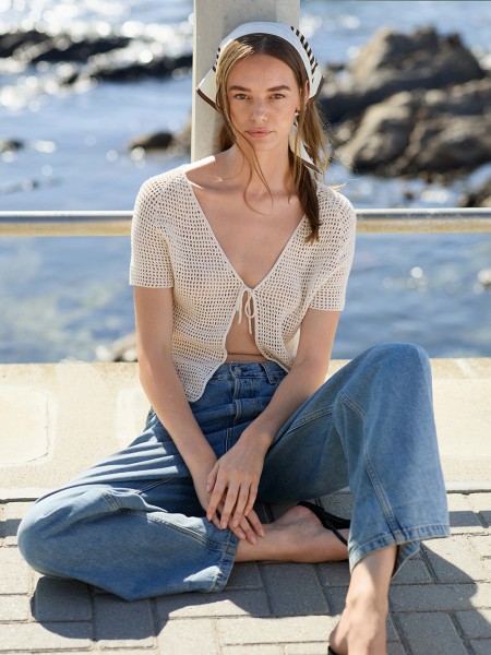 Ava Blouse 2604_3 Strick-Set (SANDNES)