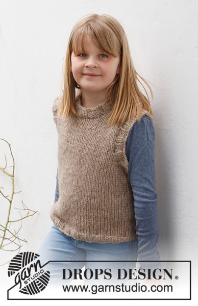 Willow Wood Vest 40-4 - Strick-Set (DROPS Design)