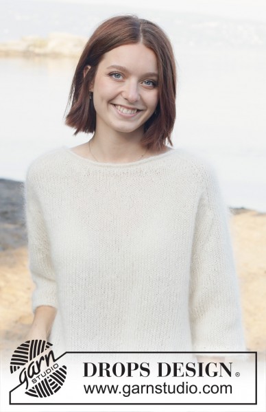 Wispy Dandelion 258-17 Strick-Set (DROPS Design)